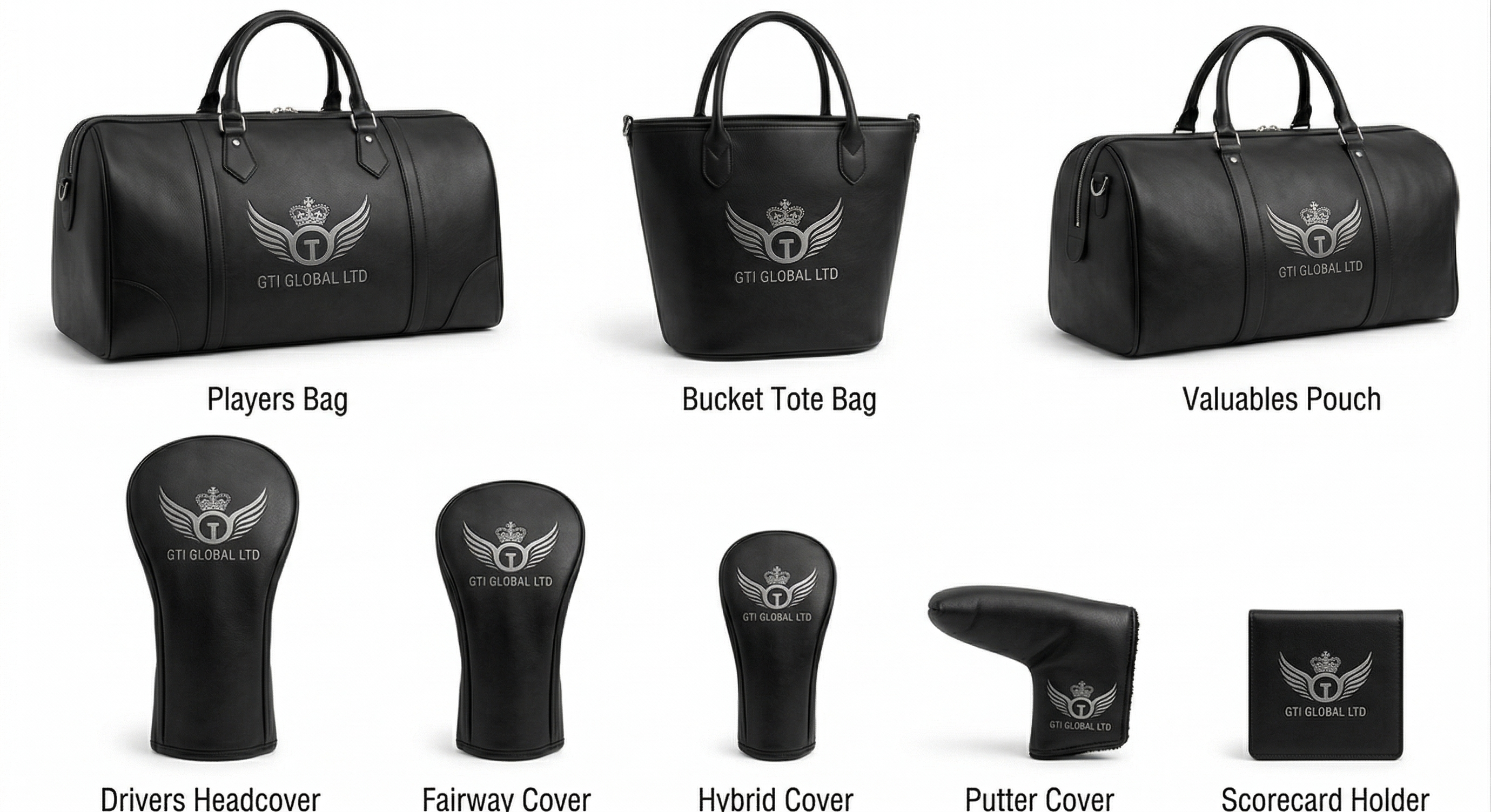 Full leather embroidered collection
